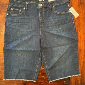 NWT Style & Co Curvy Fit Denim Midrise Short, Size 12